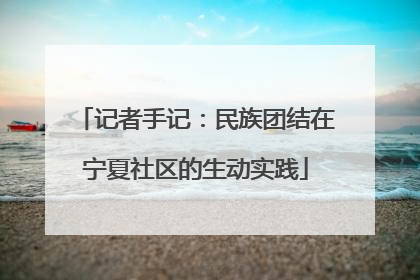 记者手记：民族团结在宁夏社区的生动实践