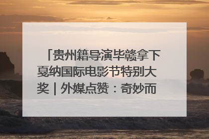贵州籍导演毕赣拿下戛纳国际电影节特别大奖｜外媒点赞：奇妙而广阔的纯粹电影梦