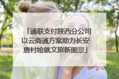 通联支付陕西分公司以云商通方案助力长安唐村绘就文旅新图景
