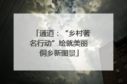 通道：“乡村著名行动”绘就美丽侗乡新图景