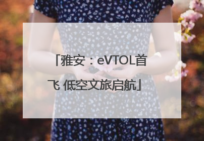 雅安：eVTOL首飞 低空文旅启航
