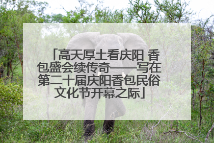 高天厚土看庆阳 香包盛会续传奇——写在第二十届庆阳香包民俗文化节开幕之际