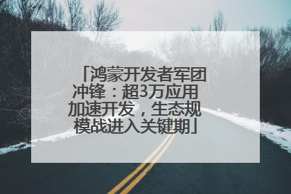 鸿蒙开发者军团冲锋：超3万应用加速开发，生态规模战进入关键期
