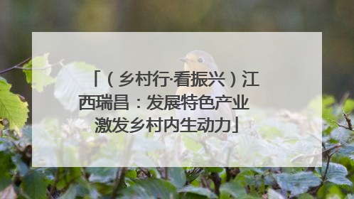 （乡村行·看振兴）江西瑞昌：发展特色产业 激发乡村内生动力