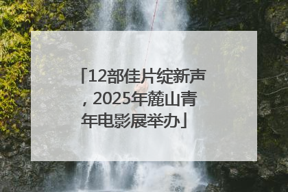 12部佳片绽新声，2025年麓山青年电影展举办