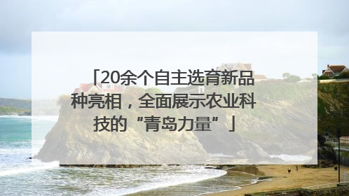 20余个自主选育新品种亮相，全面展示农业科技的“青岛力量”