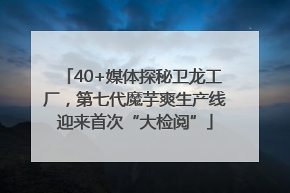 40+媒体探秘卫龙工厂，第七代魔芋爽生产线迎来首次“大检阅”